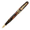Stipula Etruria Tortoise Resin Fountain Pen, Gold Accents -Best Office Supplie Shop 11813 Tortoise