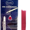Conklin Fountain Pen Ink Cartridges, 12 Pack, Burgundy