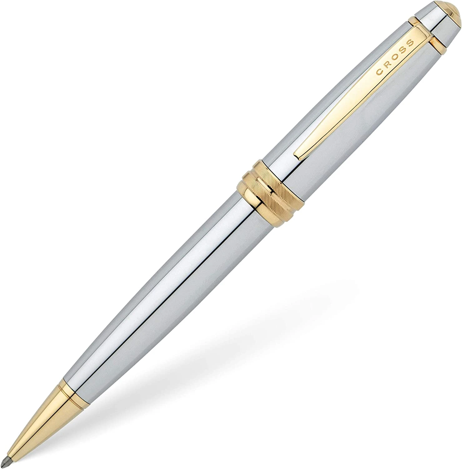 Cross® Cross Bailey Ballpoint Pen, Medalist Chrome & Gold 3 Cross® Cross Bailey Ballpoint Pen, Medalist Chrome & Gold
