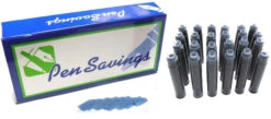 Best Office Supplie Shop 32 24 Standard International Short Fountain Pen Ink Cartridges, Navy Blue
