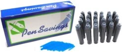 Best Office Supplie Shop 37 24 Standard International Short Fountain Pen Ink Cartridges, Royal Blue