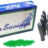 24 Standard International Short Fountain Pen Ink Cartridges, Irish Green