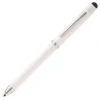 Cross® Cross Tech3 Multi-Function Ballpoint Pen & Stylus, White & Chrome