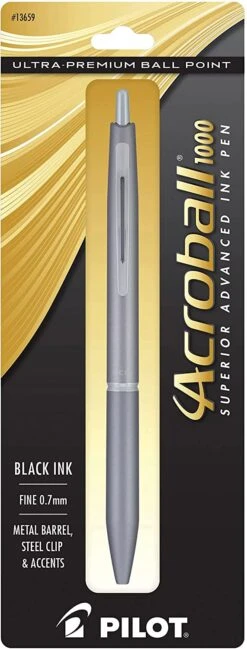 Pilot Acroball 1000 Ballpoint Pen, Grey -Best Office Supplie Shop 8ae4ca6a 1f75 5ee2 a3c8 f21e501bdb4b