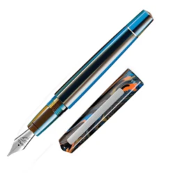 Tibaldi Infrangibile Peacock Blue Fountain Pen