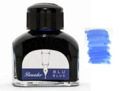 Pineider Fountain Pen Ink Bottle, 75ml Glass Bottle, Blue