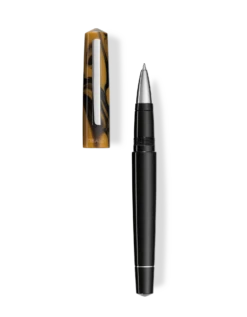 Tibaldi Infrangibile Chrome Yellow Rollerball Pen