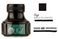 Monteverde 90ml Gemstone Fountain Pen Ink Bottle, Onyx