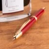 Pilot Vanishing Point Retractable Fountain Pen, Red & Gold -Best Office Supplie Shop VanishingPoint Gold Red Tip