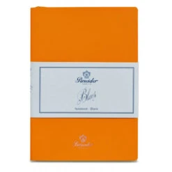 Pineider Blues Notebook, A5, 192 Blank Pages, 55gr Paper, Orange