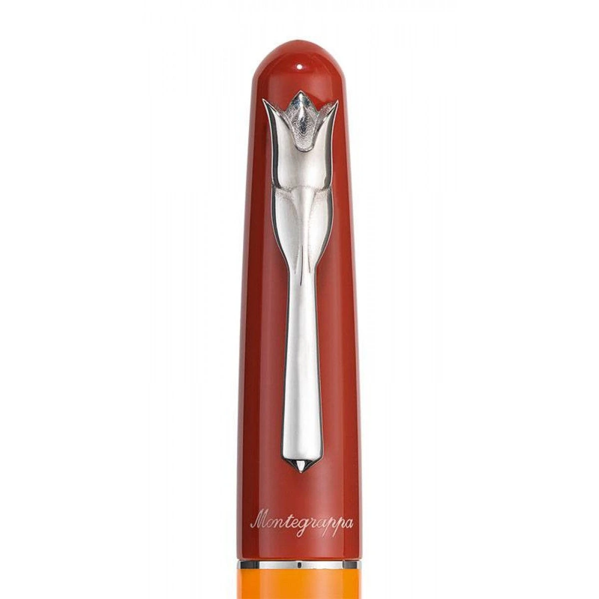 Montegrappa Team Fox Tulip Fountain Pen, Red & Orange 4 Montegrappa Team Fox Tulip Fountain Pen, Red & Orange - Image 2