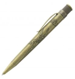 Retro 51 Okkto Rocketeer Tornado Rollerball Pen, Rocketeer Brass