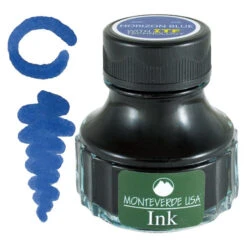 Monteverde 90ml Fountain Pen Ink Bottle, Horizon Blue