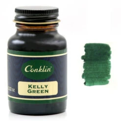 Conklin Classic Fountain Pen Ink Bottle, Kelly Green, 60ml Glass Bottle