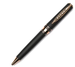 Pineider Alchemist Zeolite Ballpoint Pen, Stromboli Black