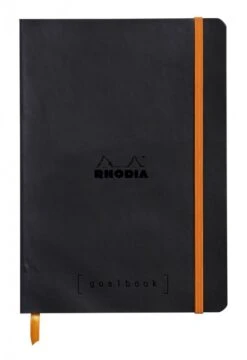 Rhodia Goalbook Journal, Dot Grid Paper, A5 Size, Black